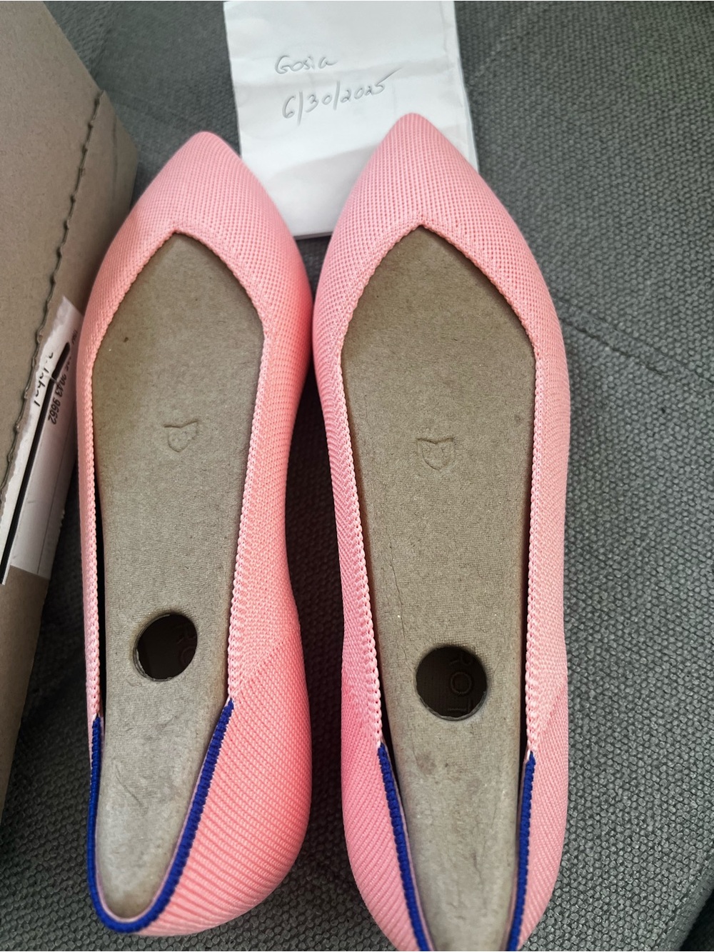 Rothy's Carnation Pink Point II Flats
Discontinued on Rothy’s website - Picture 3 of 5